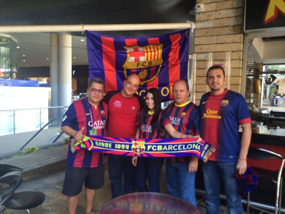Supporters gathered in Cali