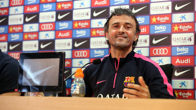 Luis Enrique, en rueda de prensa: «Jugaremos con la misma seriedad de siempre» #FCBlive