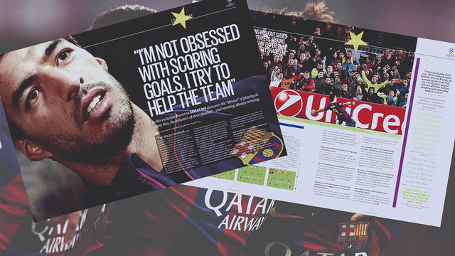 Luis Suárez, entrevistado por la revista oficial de la UEFA: «Sabemos que podemos triunfar»