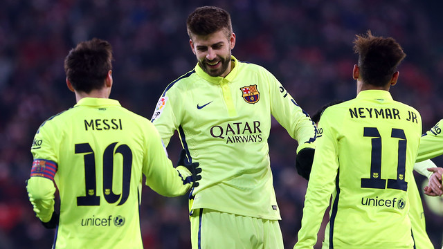 El central @3gerardpique ha alcanzado los 300 partidos con el Barça. Repasa su trayectoria