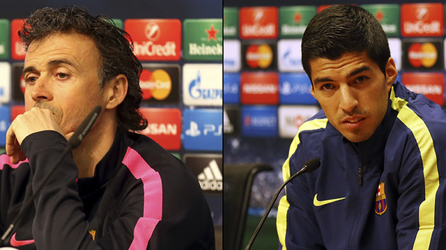 EN DIRECTO – La rueda de prensa de Luis Enrique y Luis Suárez previa al partido contra el PSG
