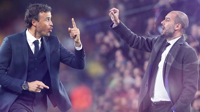 Luis Enrique y Guardiola, cinco años como compañeros