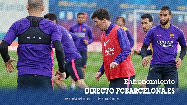 No te pierdas los minutos iniciales de la sesión de este martes, previa al partido contra el Bayern #FCBFCB