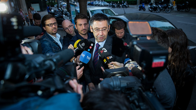 Así valora Josep Maria Bartomeu el partido de ida de las semifinales de la Liga de Campeones Así valora Josep Maria Bartomeu el partido de ida de las semifinales de la Liga de Campeones