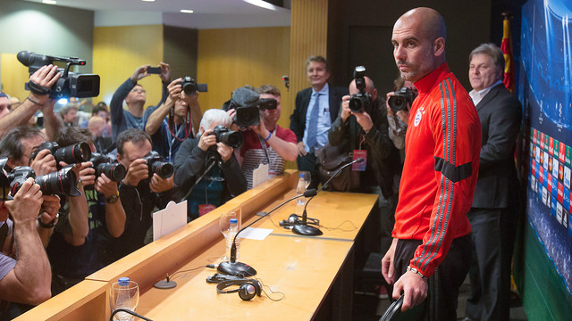 Guardiola: «Para mí no es un partido normal» Guardiola: «Para mí no es un partido normal»
