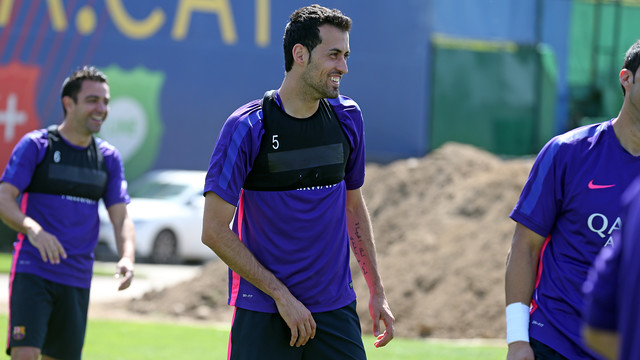 Buen ambiente en el entrenamiento