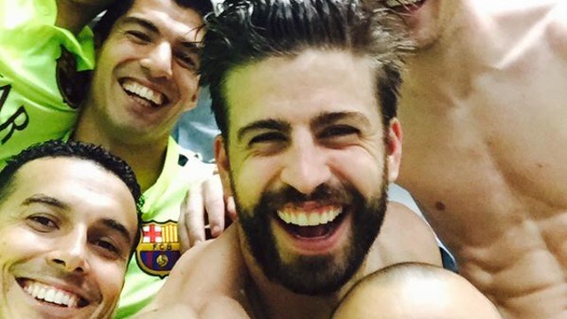 La celebración del título de Liga en las redes sociales