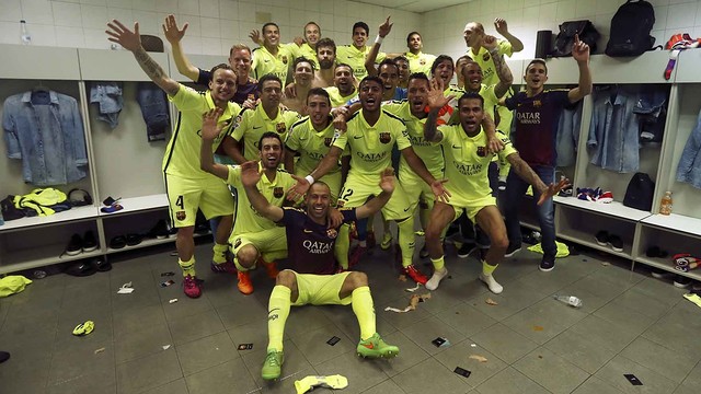 La celebración de los campeones, desde dentro