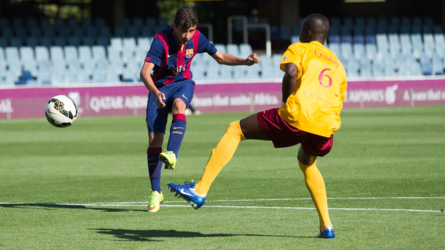Infantil A – Aspire Academy: La efectividad visitante marca la diferencia (0-4)
