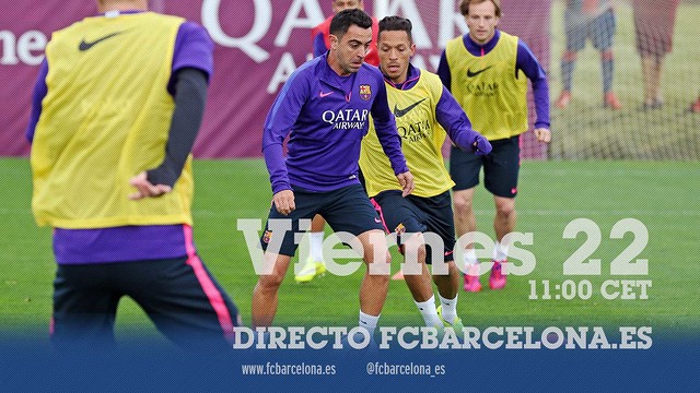 No te pierdas los minutos iniciales de la sesión de este sábado, previa al partido contra el Deportivo