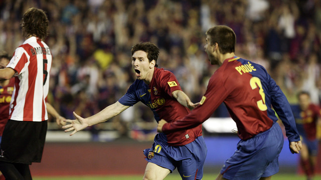 Leo Messi tiene la medida tomada al Athletic en las finales de Copa del Rey