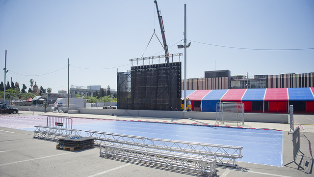 La Fan Zone: un miniparque temático de 24.000 m2