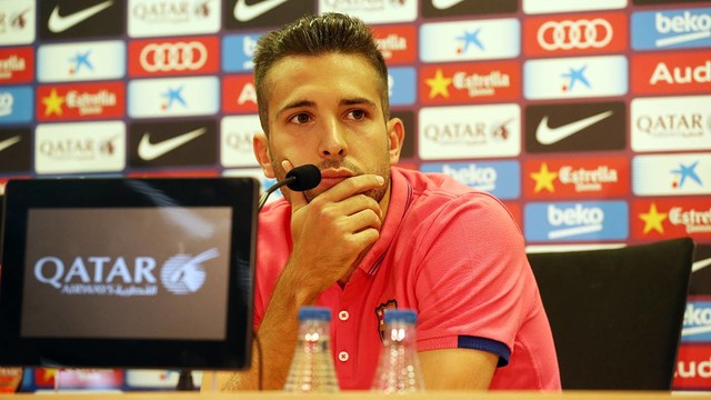 EN DIRECTO – Rueda de prensa de Jordi Alba