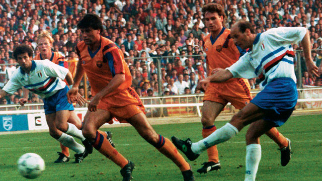Las tres finales del FC Barcelona contra equipos italianos en Europa
