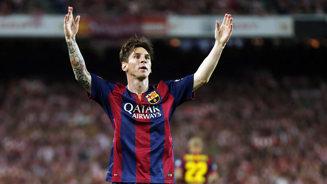 Leo Messi, 20 goles en 23 finales