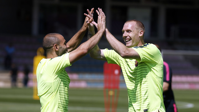 El primer equipo ya prepara la gran final de Champions