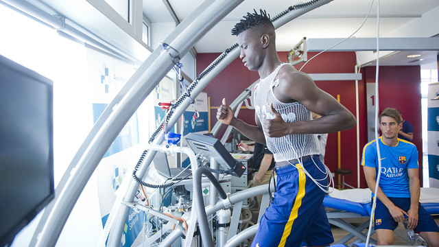 Pruebas médicas y físicas del Barça B 2015/16