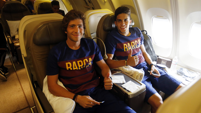 Así viven la gira americana los jugadores del FC Barcelona