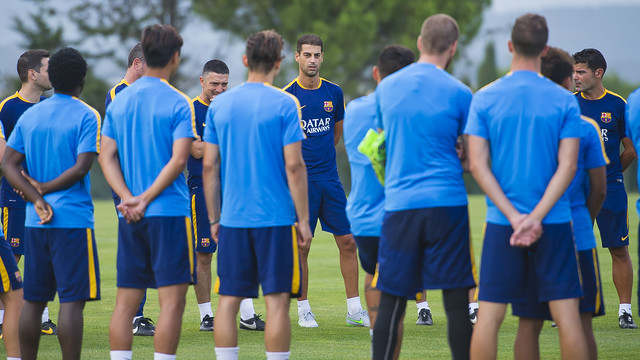 Gerard López y García Pimienta, ya están con el equipo en Torremirona