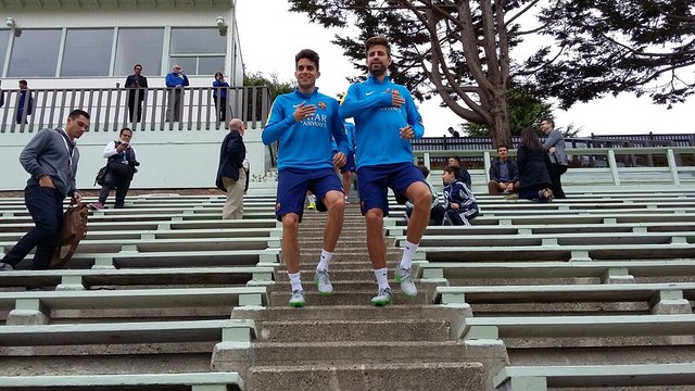 Sesión en Cox Stadium de San Francisco