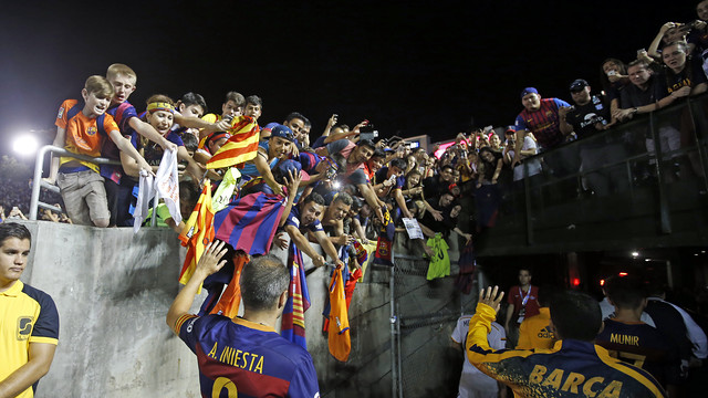 Andrés Iniesta, del campo al vestuario