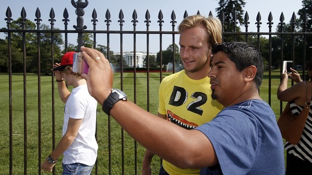 Los jugadores del FC Barcelona han realizado un paseo matinal por Washington DC #tourFCB