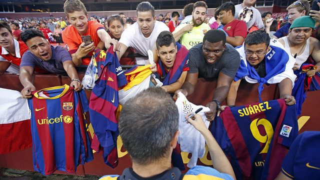 La gira americana del FC Barcelona, en datos