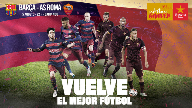 Vuelve el mejor fútbol con el 50 trofeo Joan Gamper #FCBlive