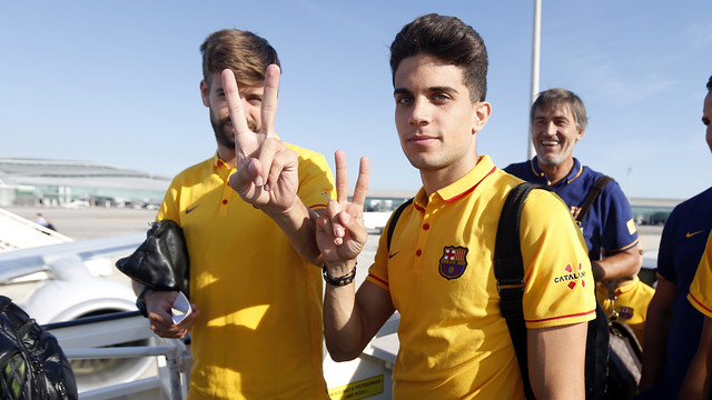 El equipo, hacia Italia