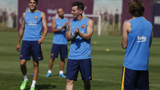 Sesión de recuperación post-Gamper