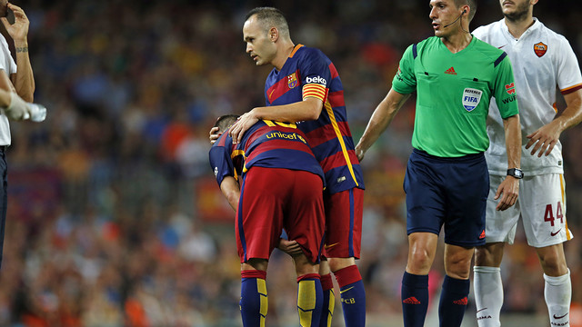 Se confirman los 15 días de baja de Jordi Alba