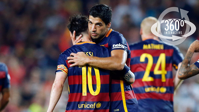 Los goles del 50º Trofeo Joan Gamper vistos en 360º