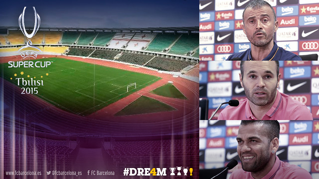 DIRECTO – Ruedas de prensa y entrenamiento del FC Barcelona previos a la Supercopa de Europa