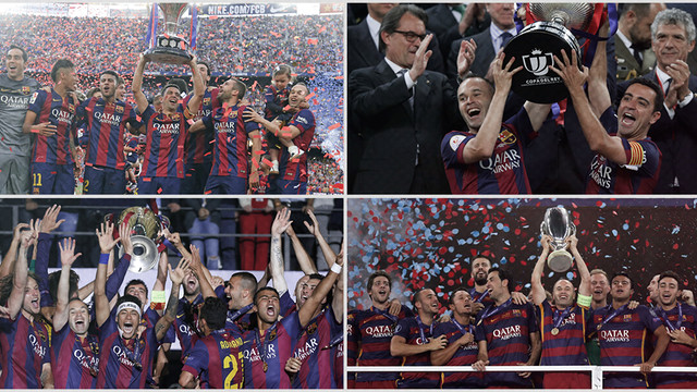Revive con este vídeo los cuatro títulos del Barça de Luis Enrique