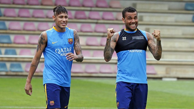 Neymar y Dani Alves jugarán con Brasil contra las selecciones de Costa Rica y los Estados Unidos