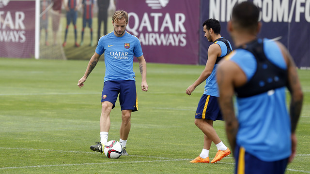 Sesión de recuperación de cara a la vuelta de la Supercopa