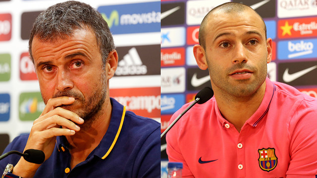 EN DIRECTO – Las ruedas de prensa de Luis Enrique y Javier Mascherano
