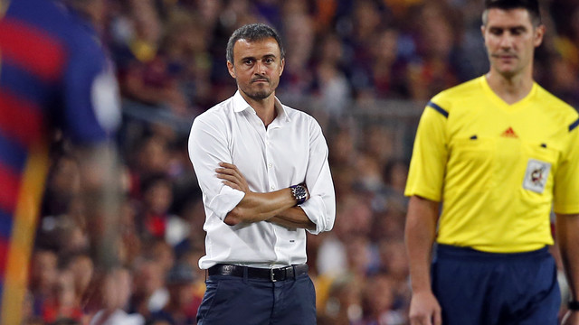 Luis Enrique, en rueda de prensa: «Ahora queremos volver a dar alegrías a la afición»