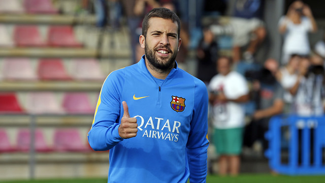 Jordi Alba recibe el alta y entra en la lista para Bilbao