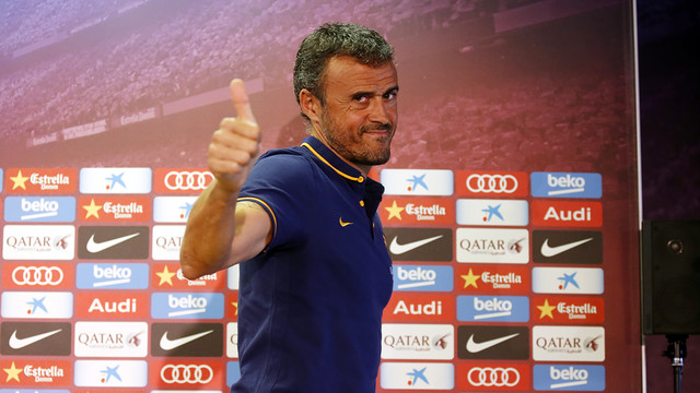 Luis Enrique: «Nos tiene que servir lo que pasó la temporada pasada contra el Málaga»