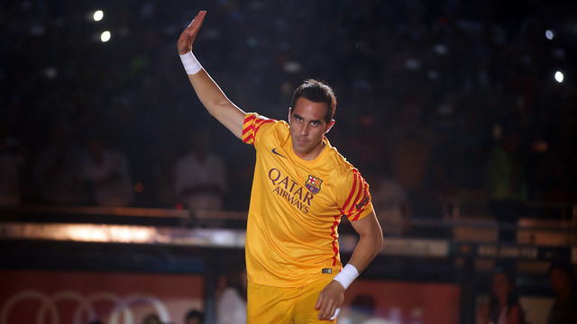 Claudio Bravo, un muro en la portería del Barça