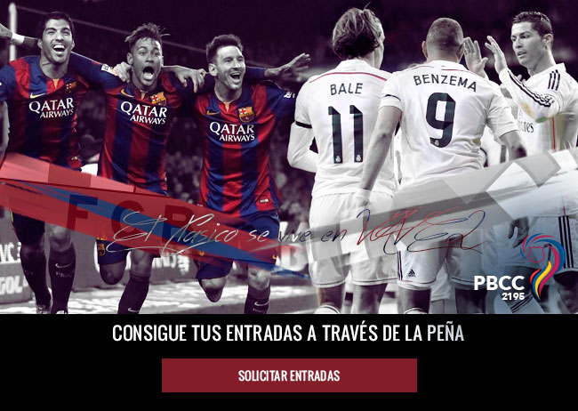 Entradas para el Clásico 2016 – FC Barcelona – Real Madrid