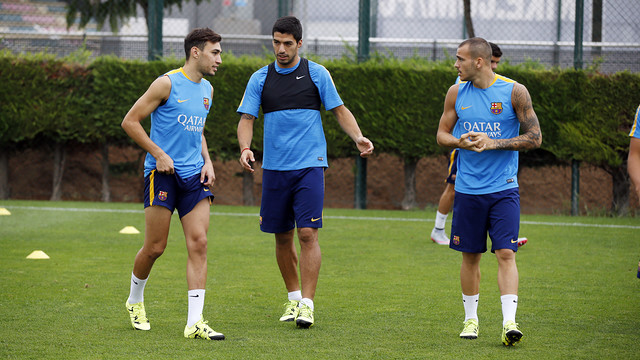 Último entrenamiento de la semana