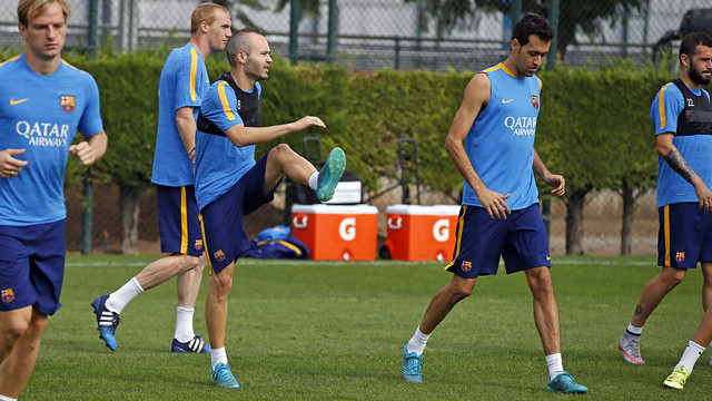 Sesión con la incorporación de más internacionales