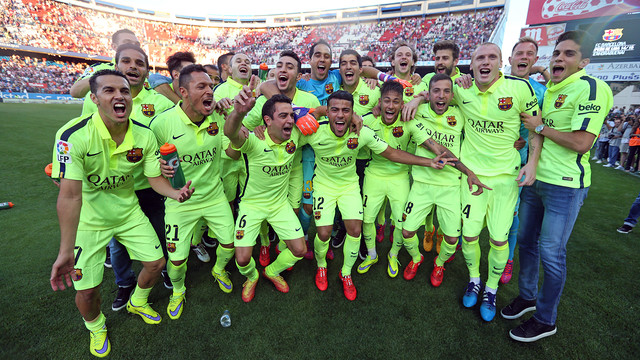 Diez momentos para recordar del FC Barcelona en el Vicente Calderón