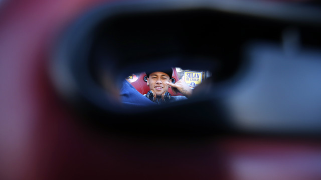 El desplazamiento al Calderón, desde dentro