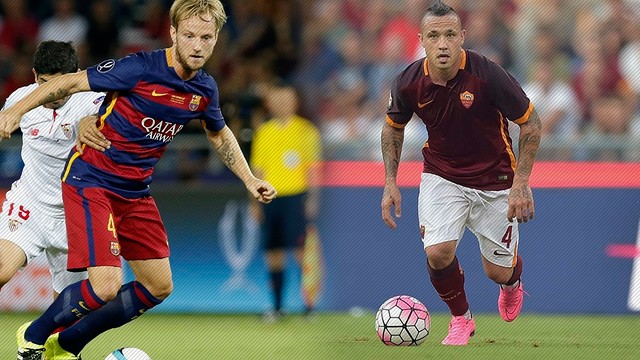 Rakitic y Nainggolan, listos para el inicio de la Liga de Campeones