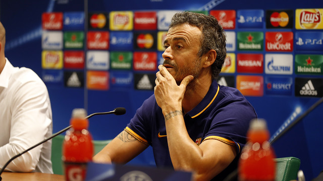 Luis Enrique: «Cuando el balón empiece a correr ya no habrá campeones ni favoritos»