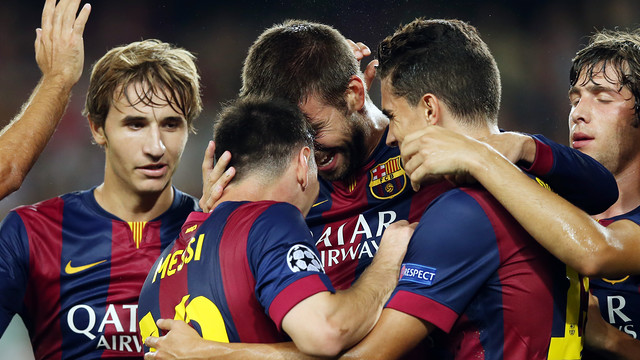 El test de los debuts en la Copa de Europa del Barça