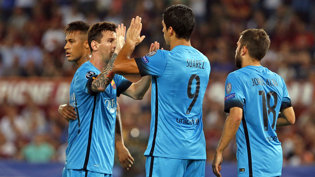 AS Roma – FC Barcelona: Un punto con superioridad (1-1)